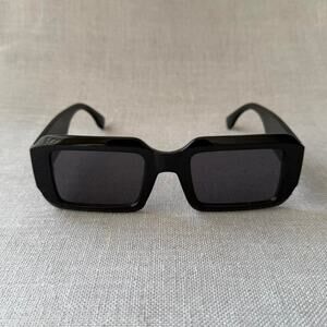 Vintage rectangle sunglasses casual sleek WMNS